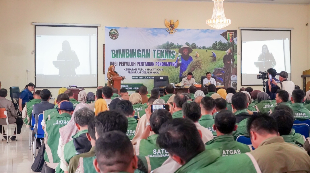 Pemprov Lampung Dorong Produktivitas Pertanian Melalui Bimtek Pupuk Hayati Cair
