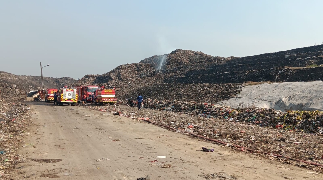 BPBD Tangerang Bangun Embung di TPA Jatiwaringin untuk Antisipasi Kebakaran