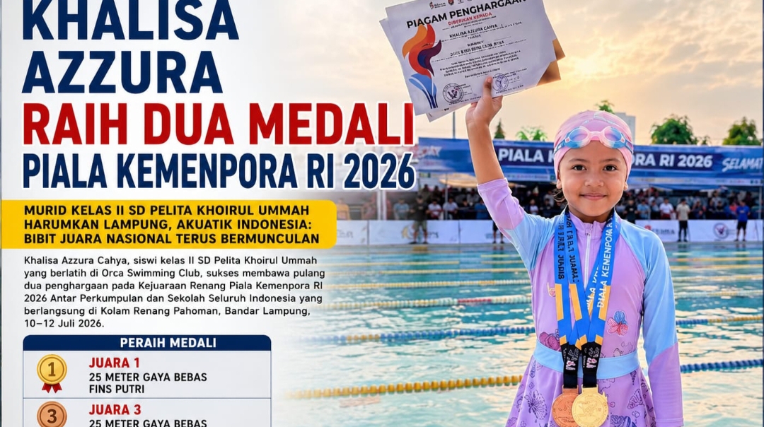Khalisa Azzura Cahya Raih Dua Medali Piala Kemenpora RI 2026