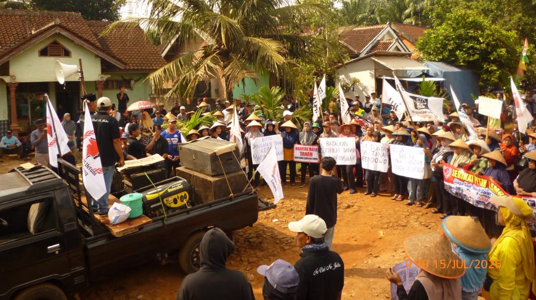 Warga 8 Desa Lampung Timur Desak Pengusutan Mafia Tanah