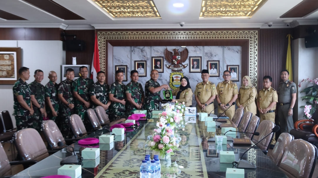 Danbrigif 4 Marinir/BS Temui Wali Kota Eva, Bahas Penguatan Kolaborasi