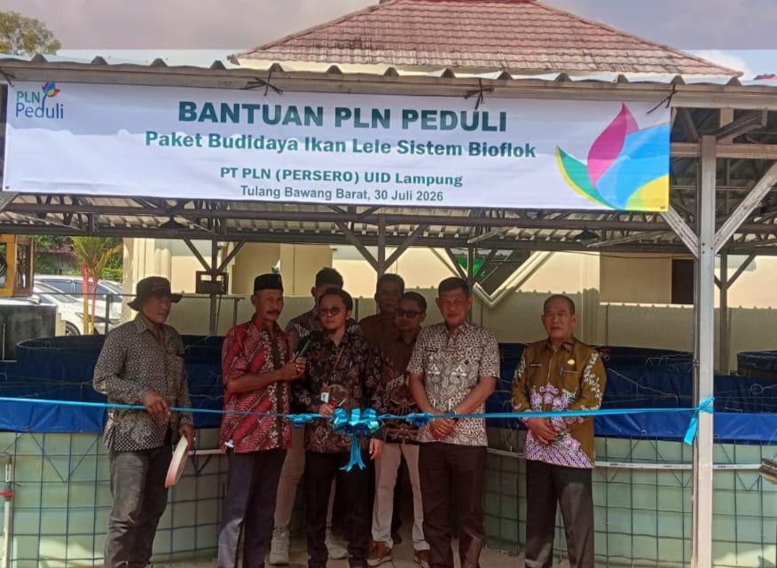 Resmikan Kolam Lele Bioflok di Dayamurni, Wabup Nadirsyah Harap jadi Usaha Berkelanjutan