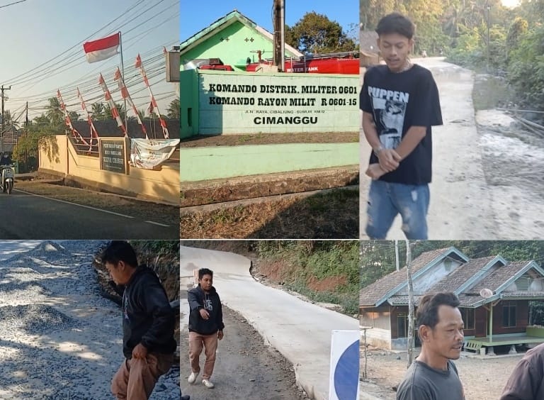 Puluhan Tahun Tak Tersentuh Pemkab Pandeglang, Pembangunan Jalan Desa Mangku Alam Diambil Alih Kemenhan dan TNI
