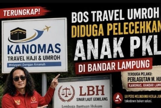 Dugaan Pelecehan Anak PKL Travel Umroh di Bandar Lampung: Korban Alami Intimidasi, Komnas PA Turun Tangan