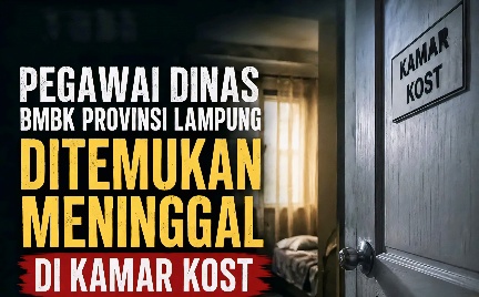 Pegawai Dinas BMBK Lampung Ditemukan Meninggal di Kamar Indekos Way Halim