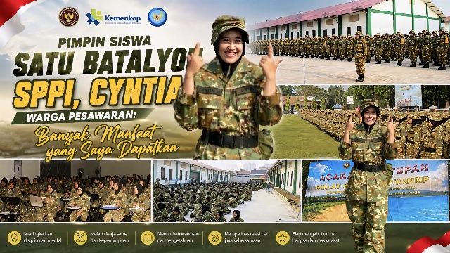 Pernah Jabat SisDanyon SPPI, Cyntia Warga Pesawaran Bagikan Pengalaman Diklat Bela Negara