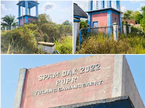 SPAM Rp500 Juta Mangkrak dan Dipenuhi Semak, Warga Tubaba Minta Kejati Usut 10 Titik Lain