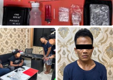 Polda Lampung Ringkus Pengedar Sabu di Pesawaran, Barang Bukti 15,95 Gram Disita