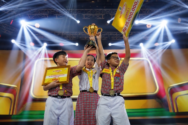 SD Fransiskus 2 Pahoman Bandar Lampung Raih Juara 1 DANCOW Indonesia Cerdas Season 2
