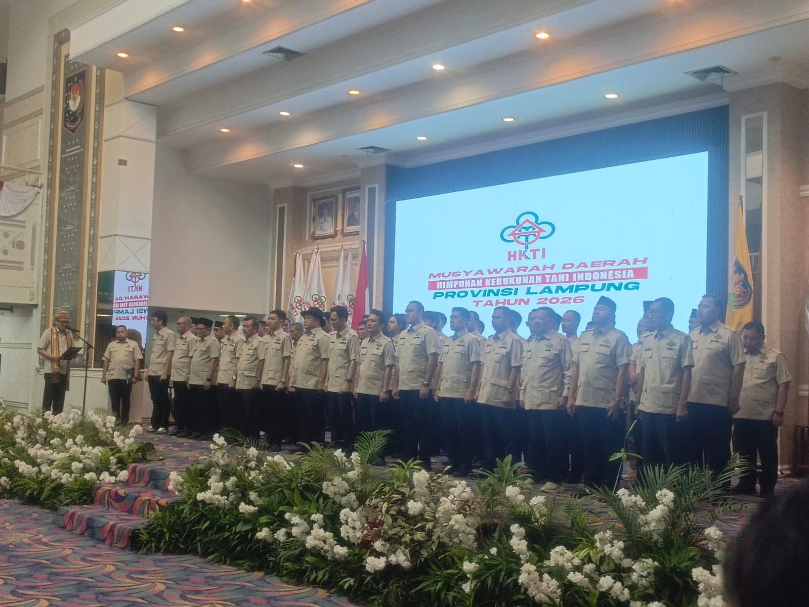 Gubernur Mirza Terpilih Ketua HKTI Lampung