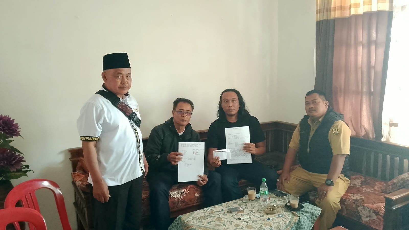 Tunaikan Janji, Suhardiyanto Bantu Biaya Pengobatan dan Kerusakan Motor Korban Tabrakan di Tubaba