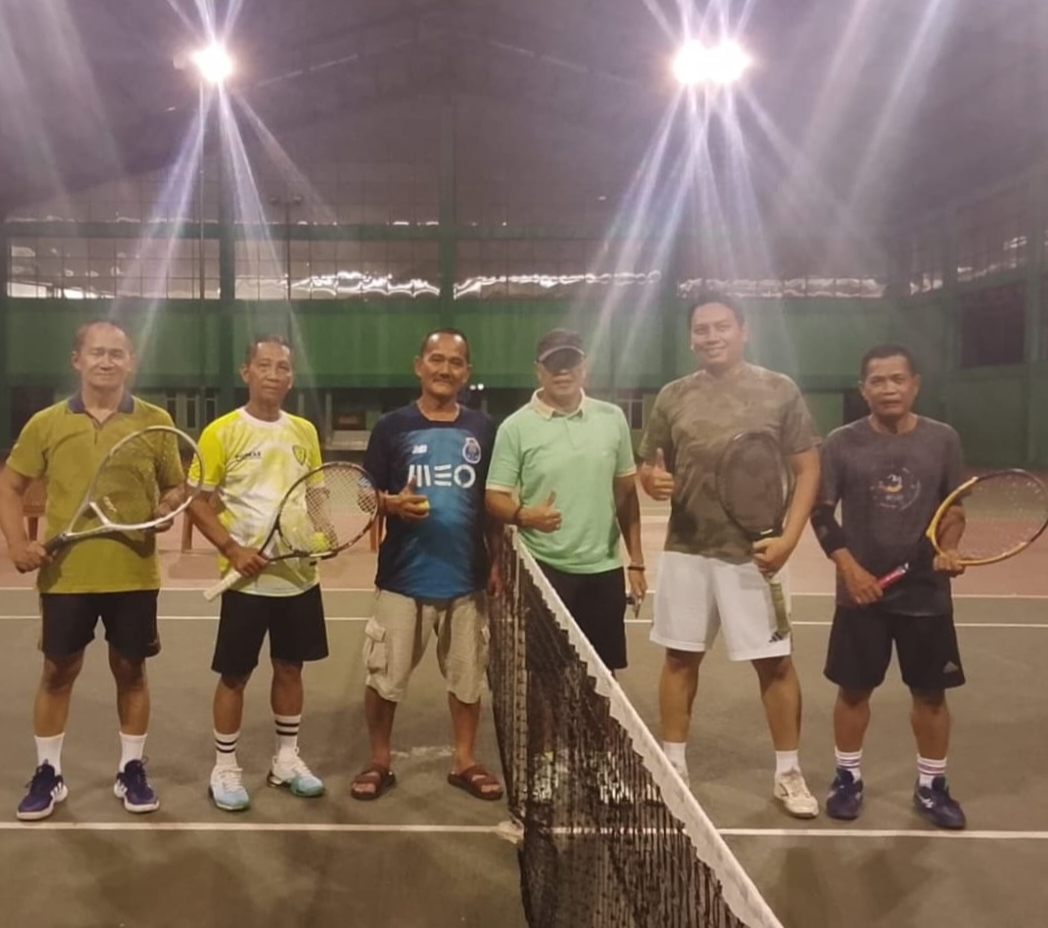 Bupati Cup Lampung Utara Jadi Panggung Pembinaan Tenis, 40 Pasangan Adu Kekuatan di Kotabumi