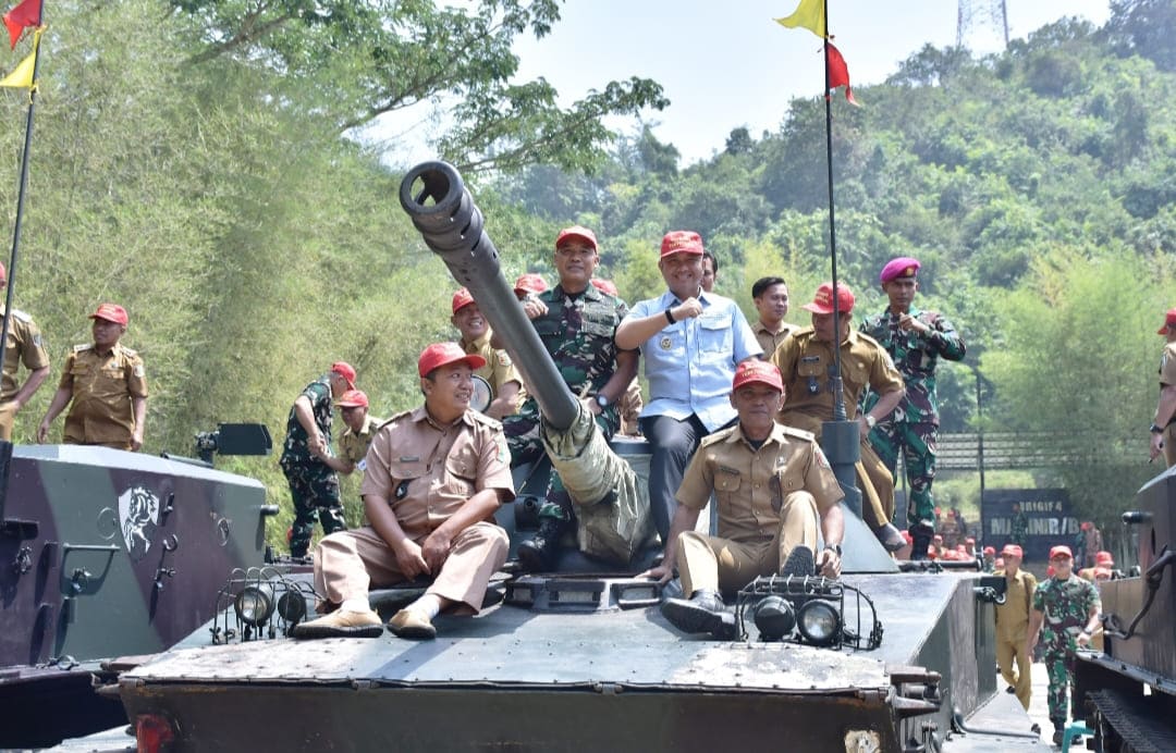 Brigif 4 Marinir/BS Perkuat Peran di Pesisir Pesawaran, Dorong Ketahanan Pangan hingga Pembangunan Desa