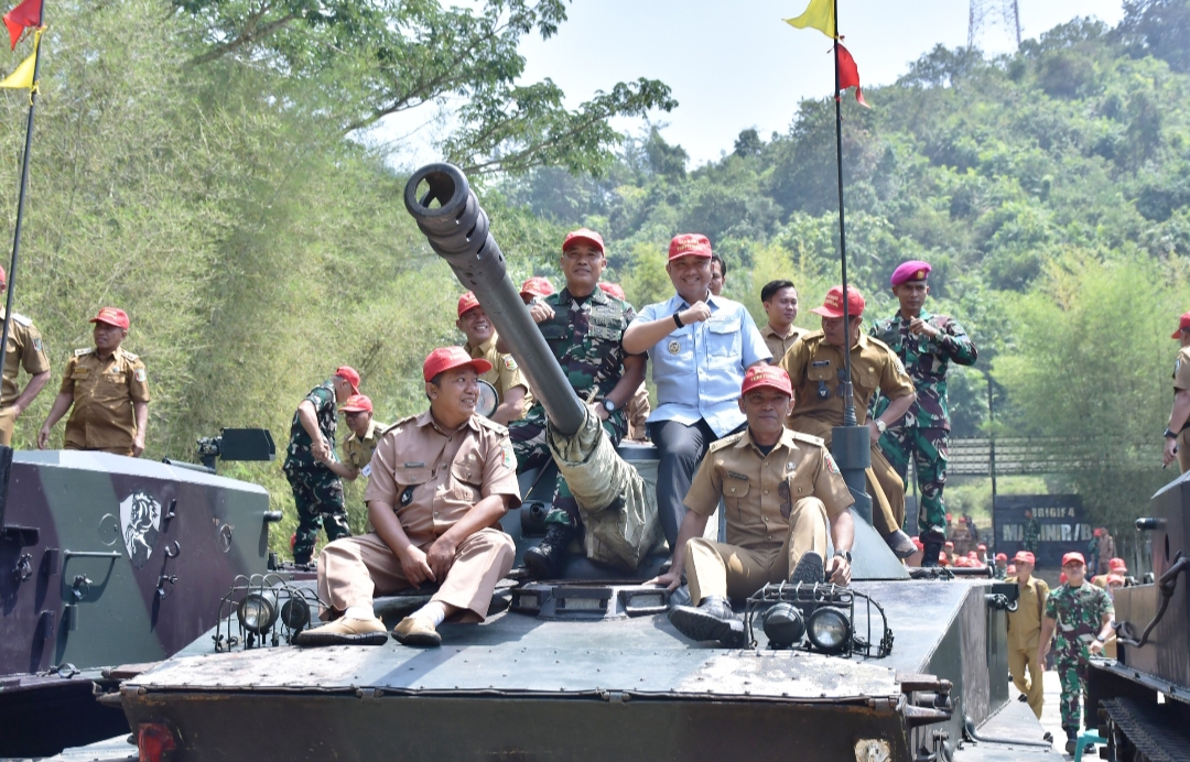 Brigif 4 Marinir/BS Perkuat Peran di Pesisir Pesawaran, Dorong Ketahanan Pangan hingga Pembangunan Desa