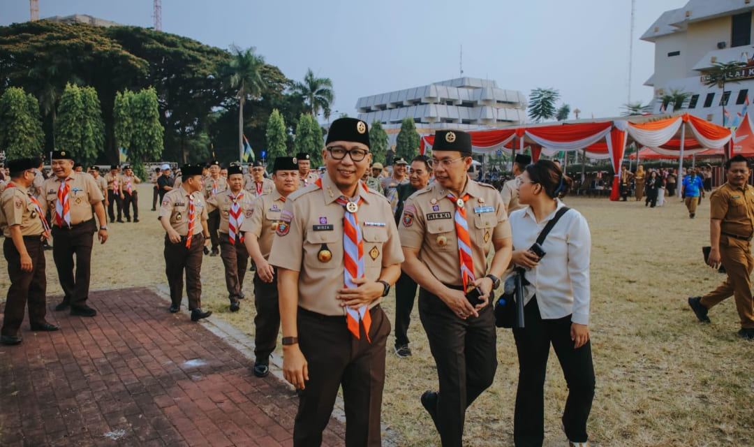 598 Pramuka Lampung Berangkat ke Jamnas XII 2026, Mirza Tekankan Soal Karakter