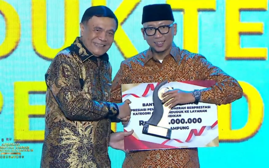 Lampung Raih Empat Penghargaan Pemerintah Daerah Berprestasi Regional Sumatera