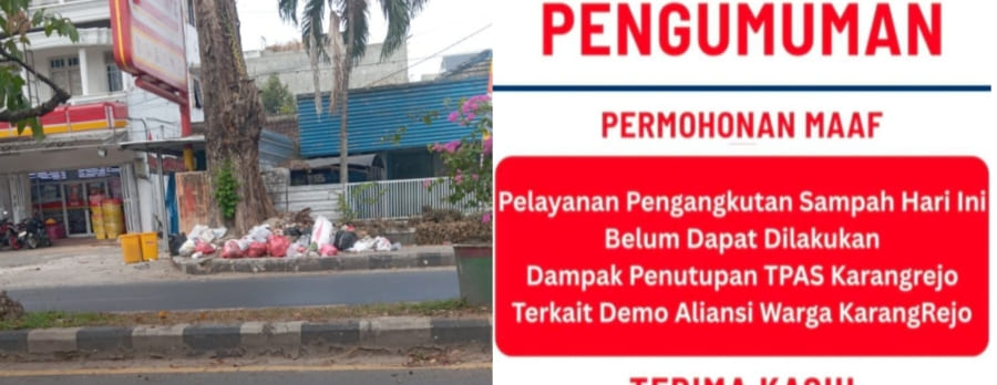Akses TPAS Karangrejo Ditutup Warga, DLH Metro Hentikan Sementara Pengangkutan Sampah
