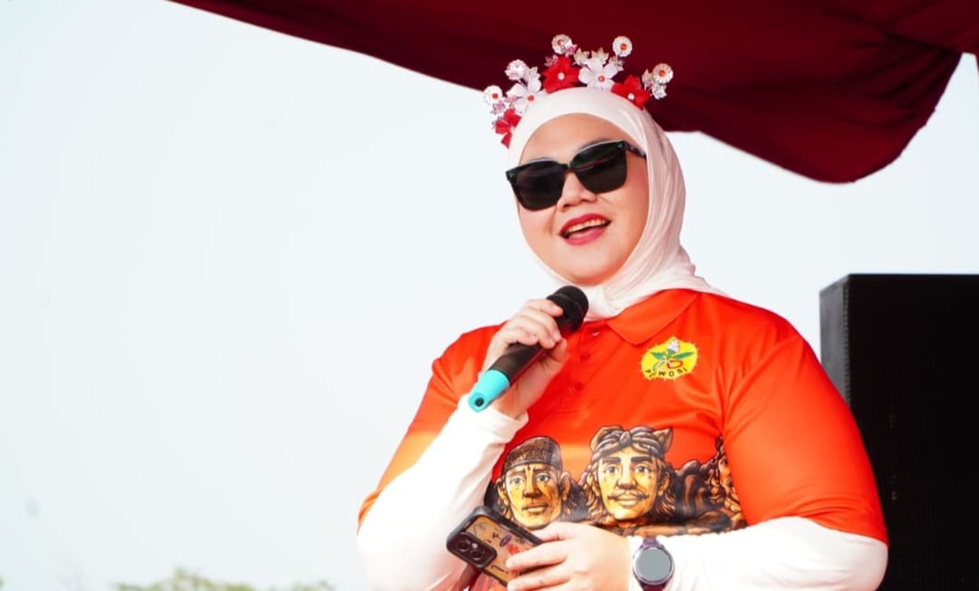 24 Organisasi Wanita di Tubaba Ramaikan Senam dan Lomba HUT ke-81 RI