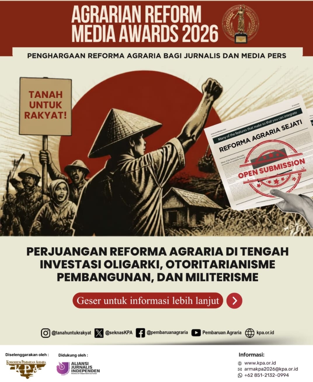 KPA Kembali Gelar ARMA, Siapkan Penghargaan untuk Jurnalis