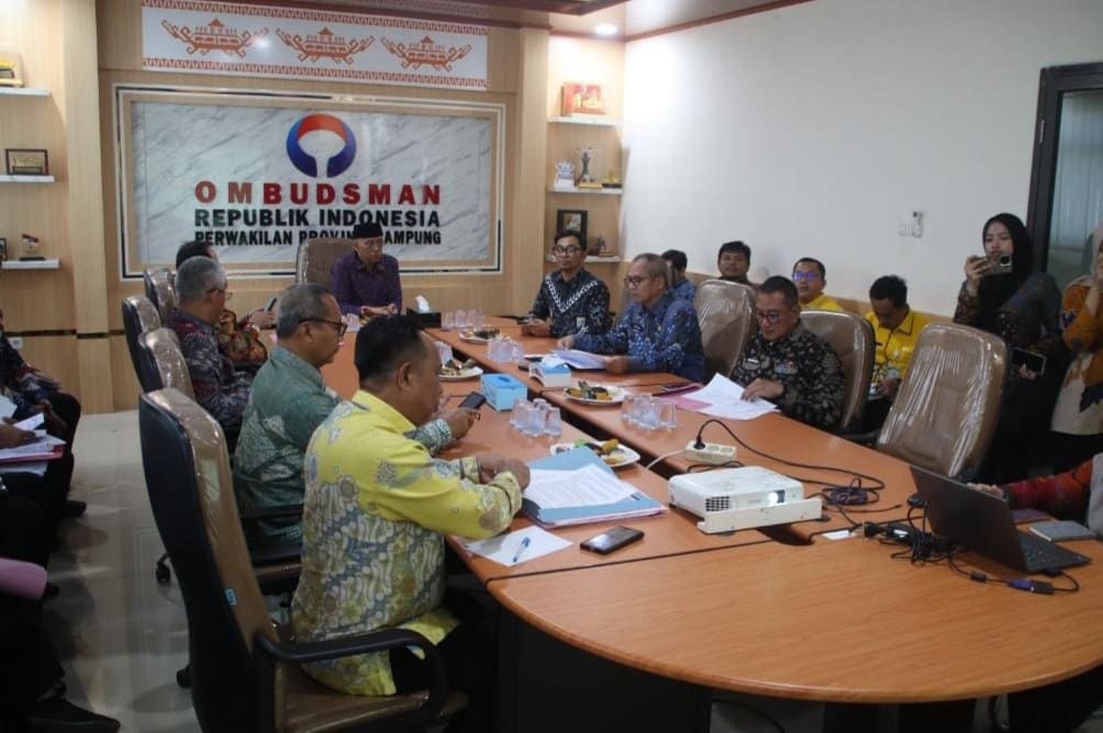 Sekda Tubaba Ikuti Konfirmasi Temuan Maladministrasi IAPS Ombudsman RI Lampung