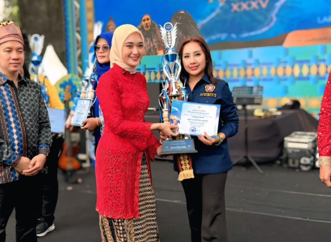 Karang Taruna Lampung Juara Favorit Karnaval Festival Krakatau 2026