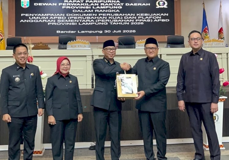 Target Pendapatan Memangkas Rp19,6 Miliar, Belanja APBD Perubahan Lampung 2026 Justru Naik Didukung SiLPA