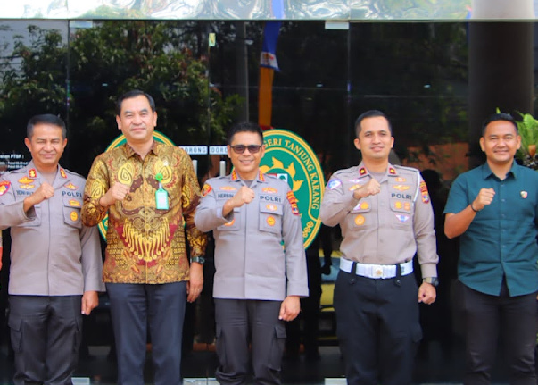 Perkuat Sinergi Penegakan Hukum, Kapolresta Bandar Lampung Silaturahmi ke PN Tanjung Karang