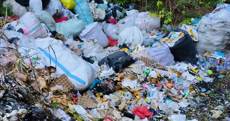 Bekas Galian Tol Pal 6 Jati Agung Berubah Jadi Tempat Sampah Ilegal, Warga Keluhkan Bau Busuk