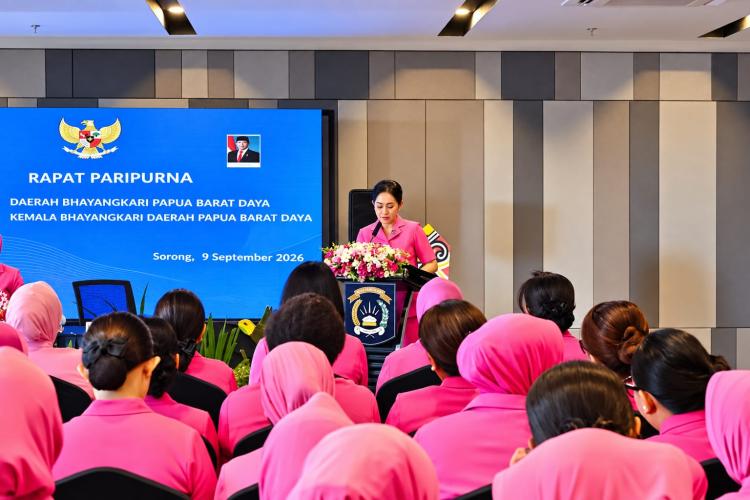 Bhayangkari Papua Barat Daya Gelar Rapat Paripurna, Perkuat Konsolidasi dan Evaluasi Program