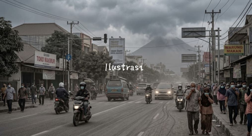 Pemerintah Dinilai ‘Slow Respons’ Tanggapi Paparan Debu Vulkanik, Warga: Minimal Bagi-bagi Masker!
