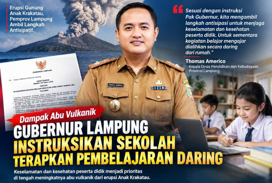 Dampak Abu Vulkanik, Siswa Diminta Belajar Daring