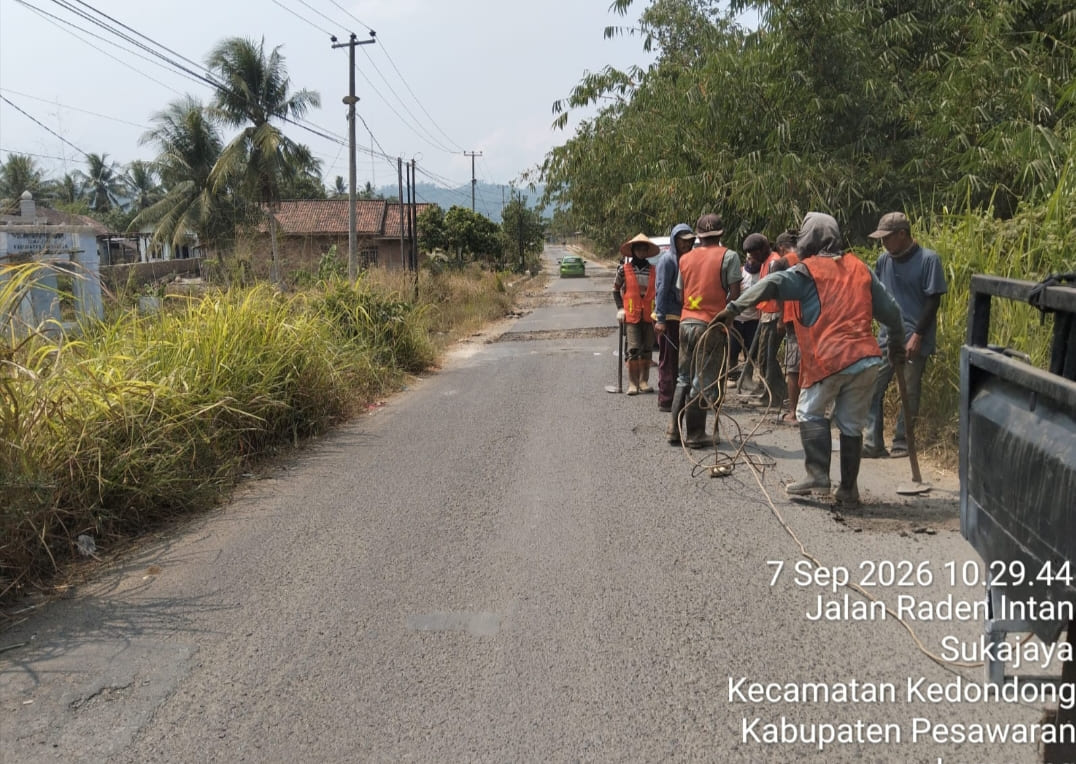 Jalan Kota Jawa-Sukajawa Mulai Diperbaiki Pasca Demo, LSM Penjara Tetap Awasi Ketat