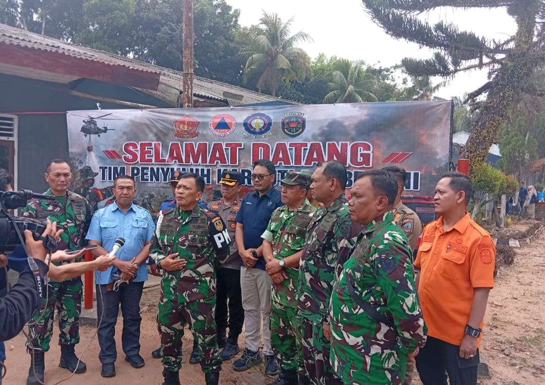 Tim Penyuluh Karhutla Mabes TNI Berikan Edukasi kepada Karyawan PTPN dan Masyarakat Tanjung Bintang