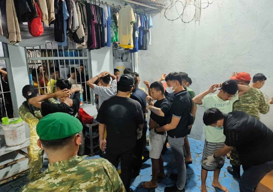 Lapas Kalianda Gelar Razia Gabungan Bersama BNNK, TNI dan Polri