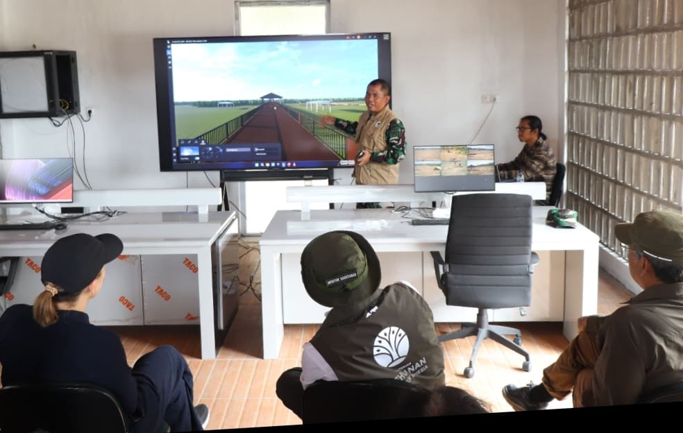 Brigjen TNI Sriyanto Kawal Pembangunan Sekat Gajah di TNWK