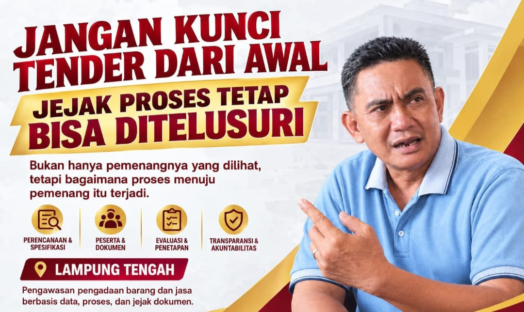 Hendra Apriyanes: Proses Tender Harus Transparan dan Bisa Ditelusuri