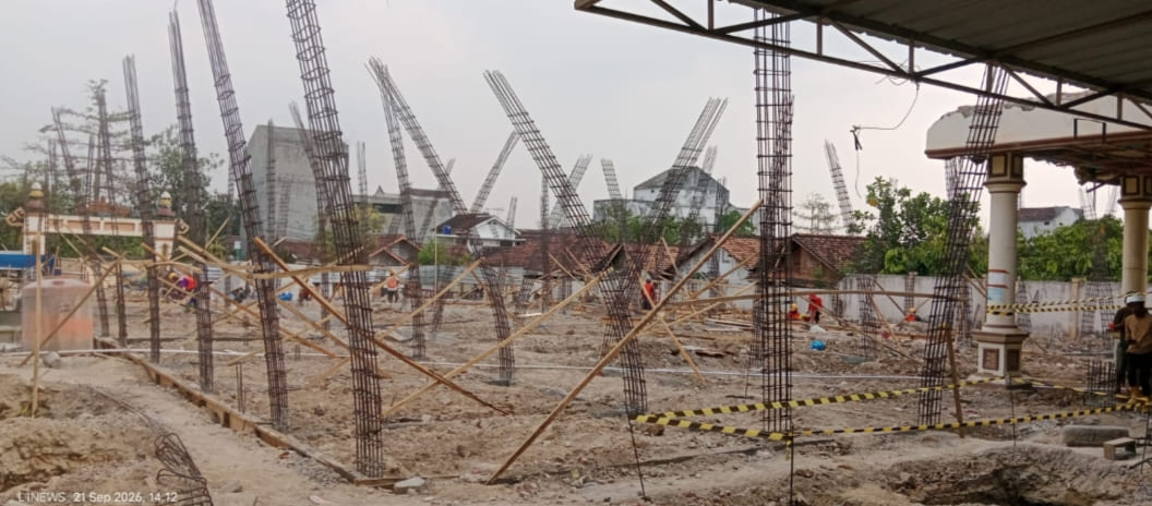 Pembangunan Puskesmas Pringsewu Rp8,23 Miliar Diawasi Masyarakat, Material Bongkaran Jadi Sorotan