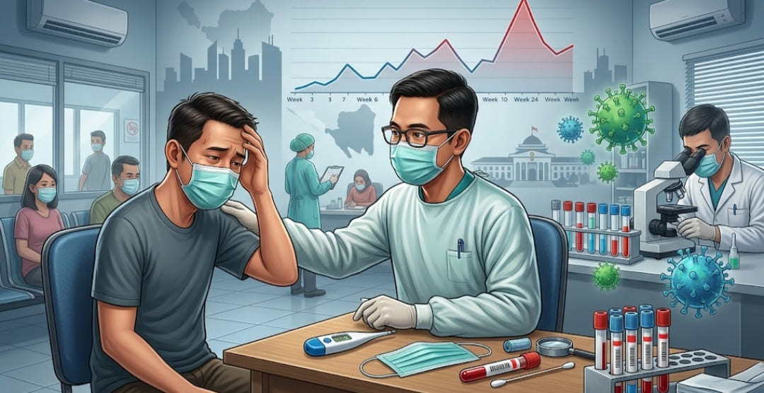 Dinkes Bandar Lampung Catat 314 Kasus ILI, 10 Spesimen Positif Influenza