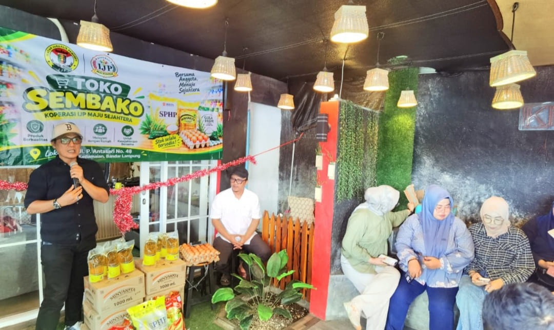 Koperasi IJP Lampung Buka Toko Sembako untuk Anggota