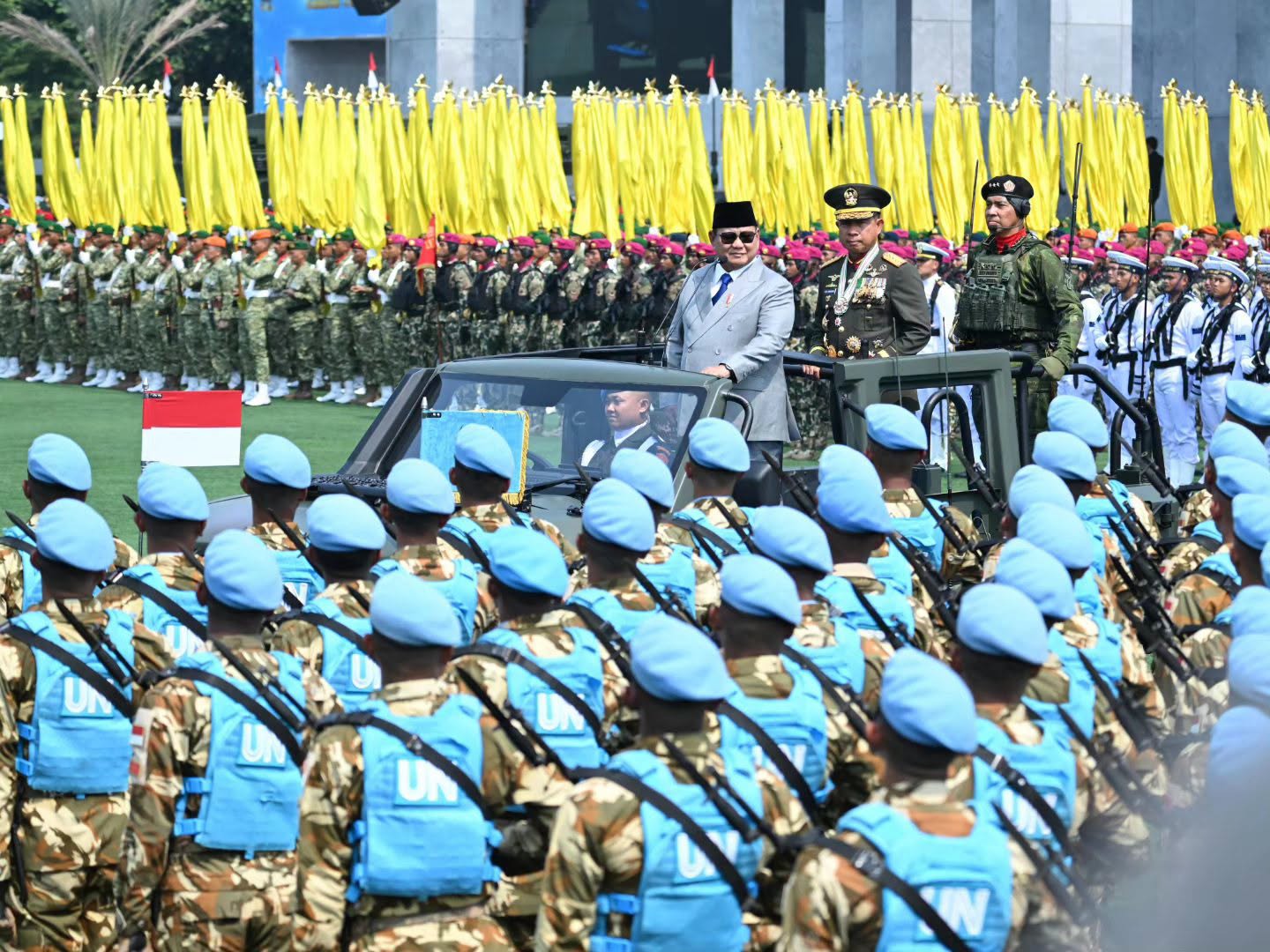HUT ke-81 TNI, Presiden Prabowo: TNI Lahir dari Rakyat, Dengarkan dan Bantu Rakyat
