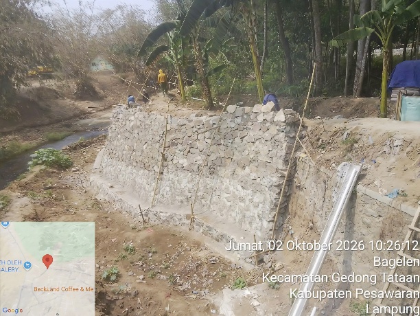 Pekerjaan Proyek Tebing Sungai Bagelen Abaikan K3, Tanpa Plang Nama, dan Diduga Mangkrak