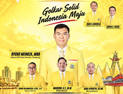 Pimpin Golkar Bandar Lampung, Rycko Menoza Targetkan Tambah Kursi DPRD di Pemilu 2029