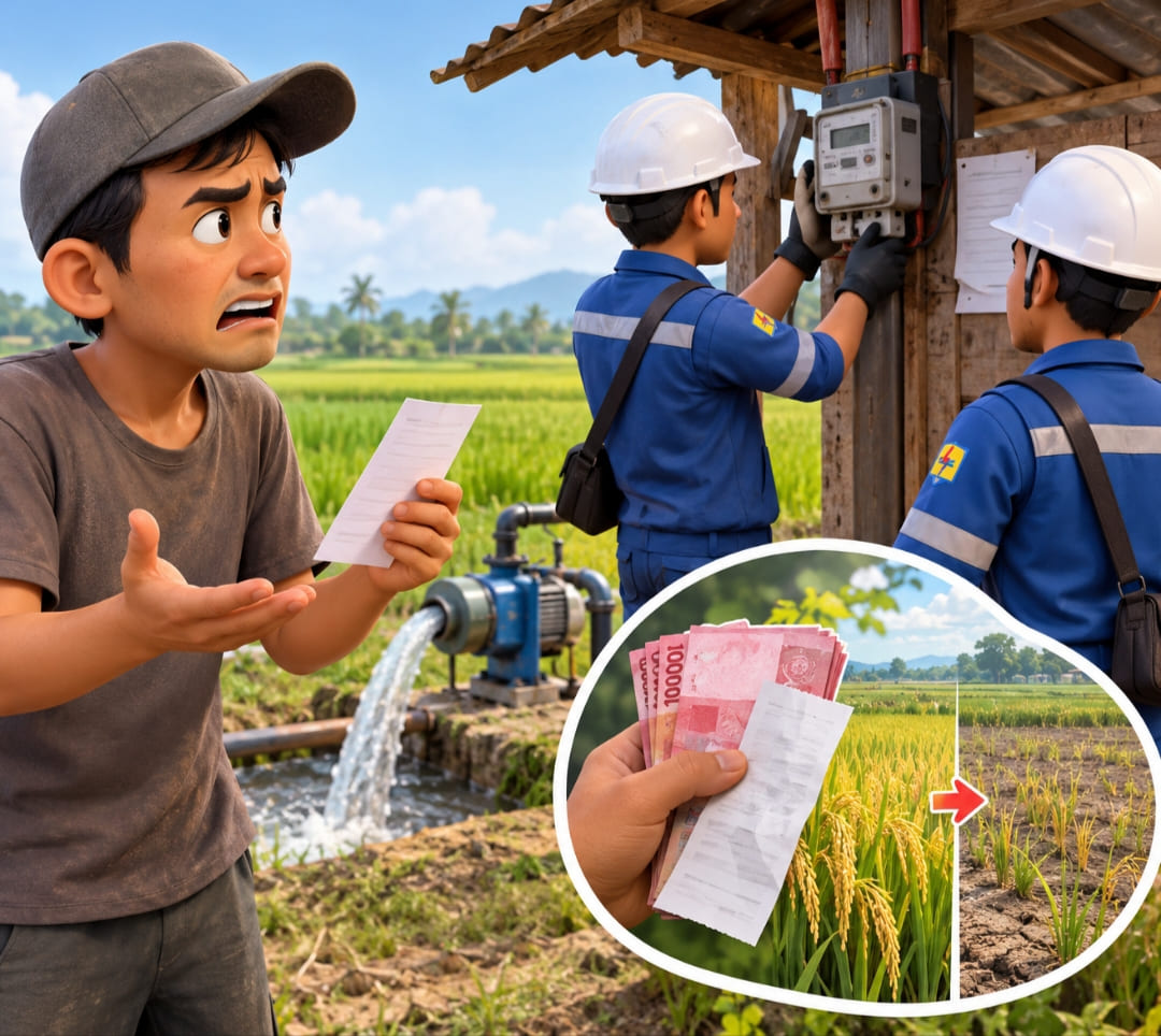 Dugaan Pencabutan KWh Sepihak, Roni dan 5 Warga Lainnya Dirugikan: Hasil Panen Turun, Harus Bayar Rp2,85 Juta