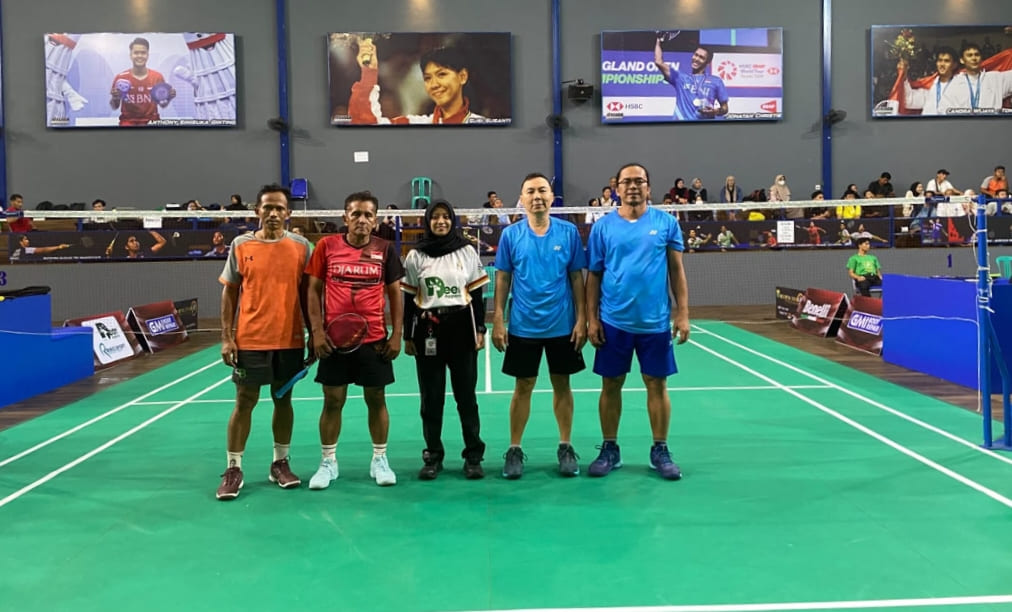Rudi/Pieter Melaju ke Perempat Final Gubernur Lampung Badminton Open 2026