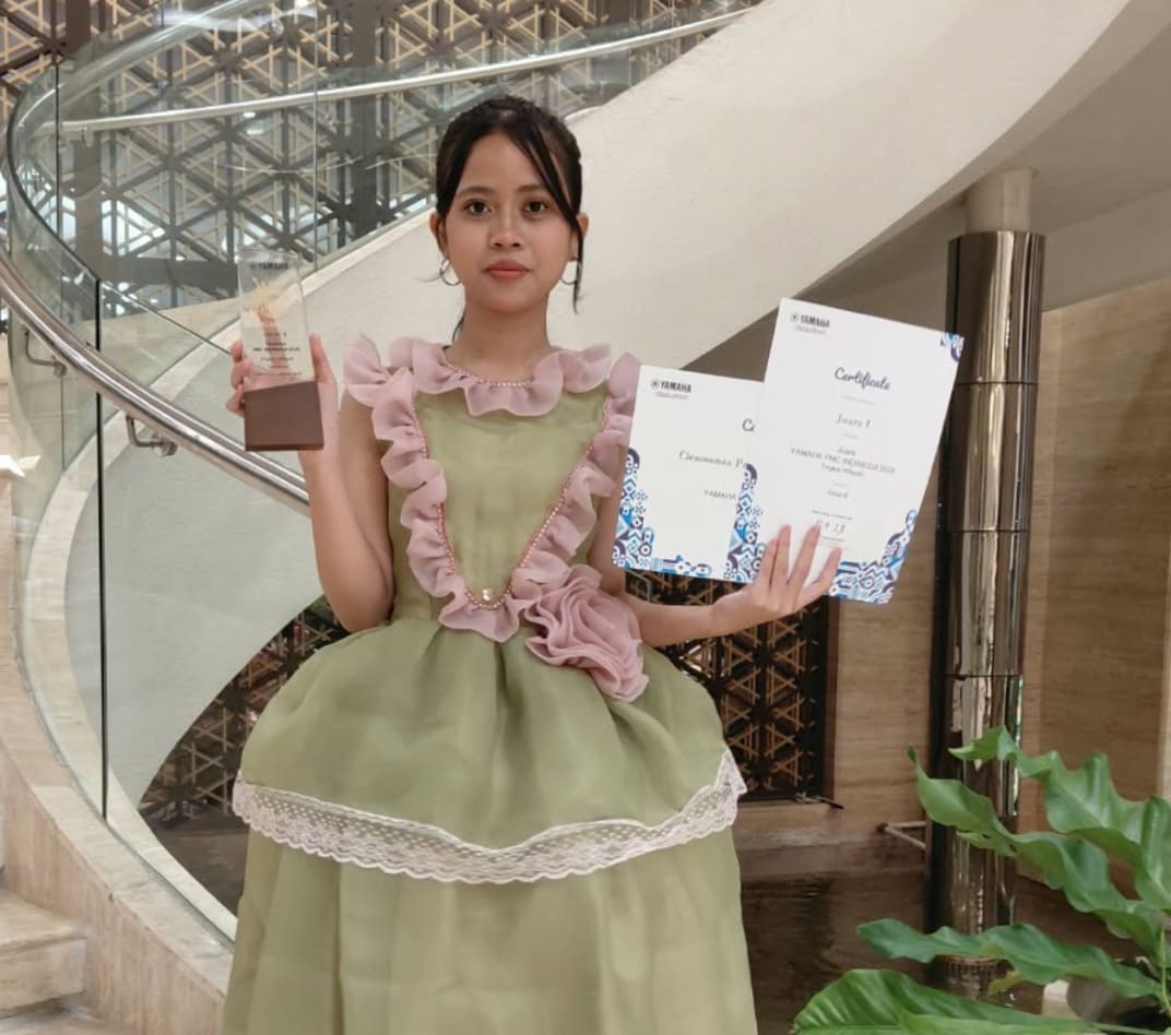 Cleamonza Raih Juara 1 Vokal Tingkat Sumatera, Wakili Sumatera ke Nasional
