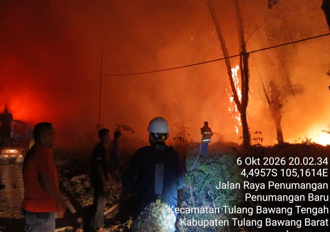 Warga Penumangan Resah, Kebakaran Lahan Karet PT HIM Ganggu Aktivitas dan Kualitas Udara