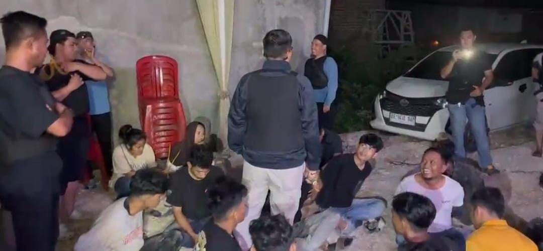 Pesta Ultah Bermusik DJ Digerebek Ditresnarkoba Polda Lampung, 13 Orang Diamankan