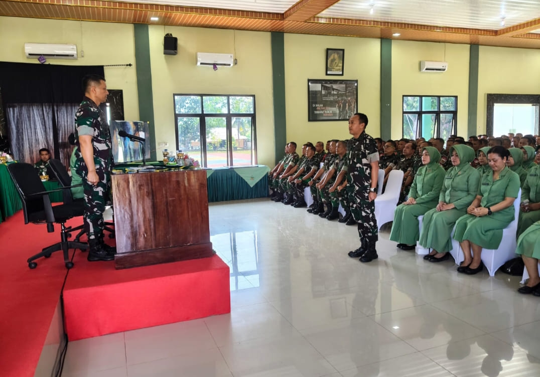 Danrem 043/Gatam Kunjungi Kodim 0421/Lampung Selatan, Tekankan Peran Babinsa