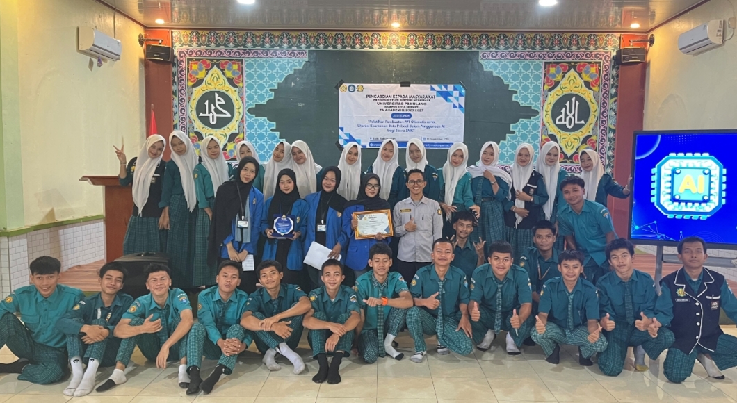 Mahasiswa Unpam Serang Bekali Siswa SMK Babunnajah Keterampilan Buat PPT Otomatis dengan AI dan Literasi Keamanan Data Pribadi