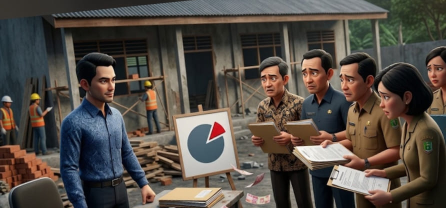 Diduga Ada Permintaan Fee 15 Persen Proyek Revitalisasi TK-SD di Pesawaran, Konsultan H Belum Merespons
